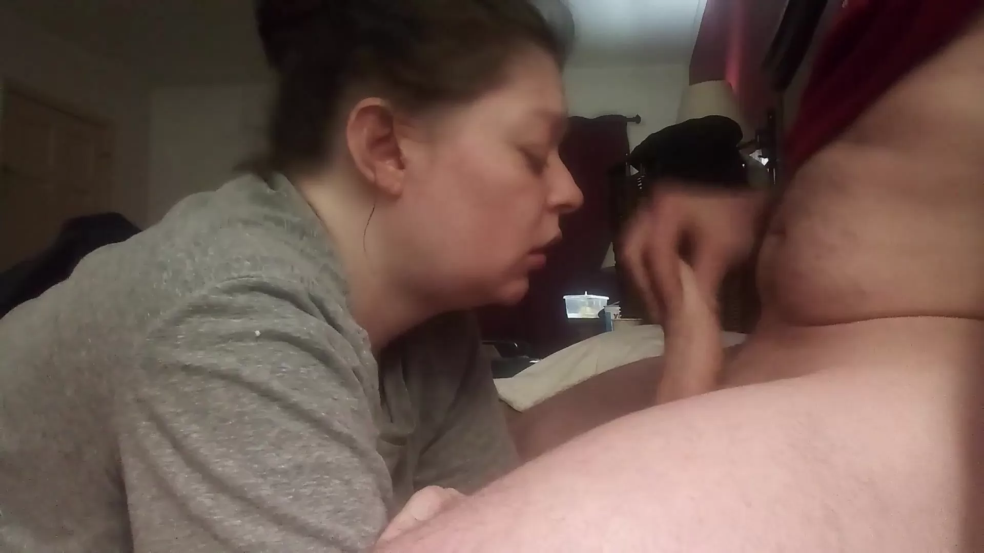 Wife gives amazing blow job swallows all my cum watch online