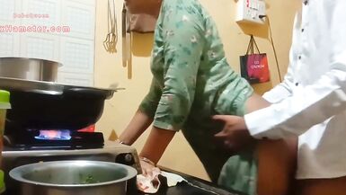 Indian Bhai-Bahan Fuck In Kitchen Clear Hindi Audio - 9 image
