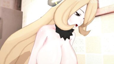 Cynthia Rewards You for Winning the Pokemon League - Anime Hentai 3d Uncensored - 13 image