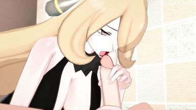 Cynthia Rewards You for Winning the Pokemon League - Anime Hentai 3d Uncensored - 4 image