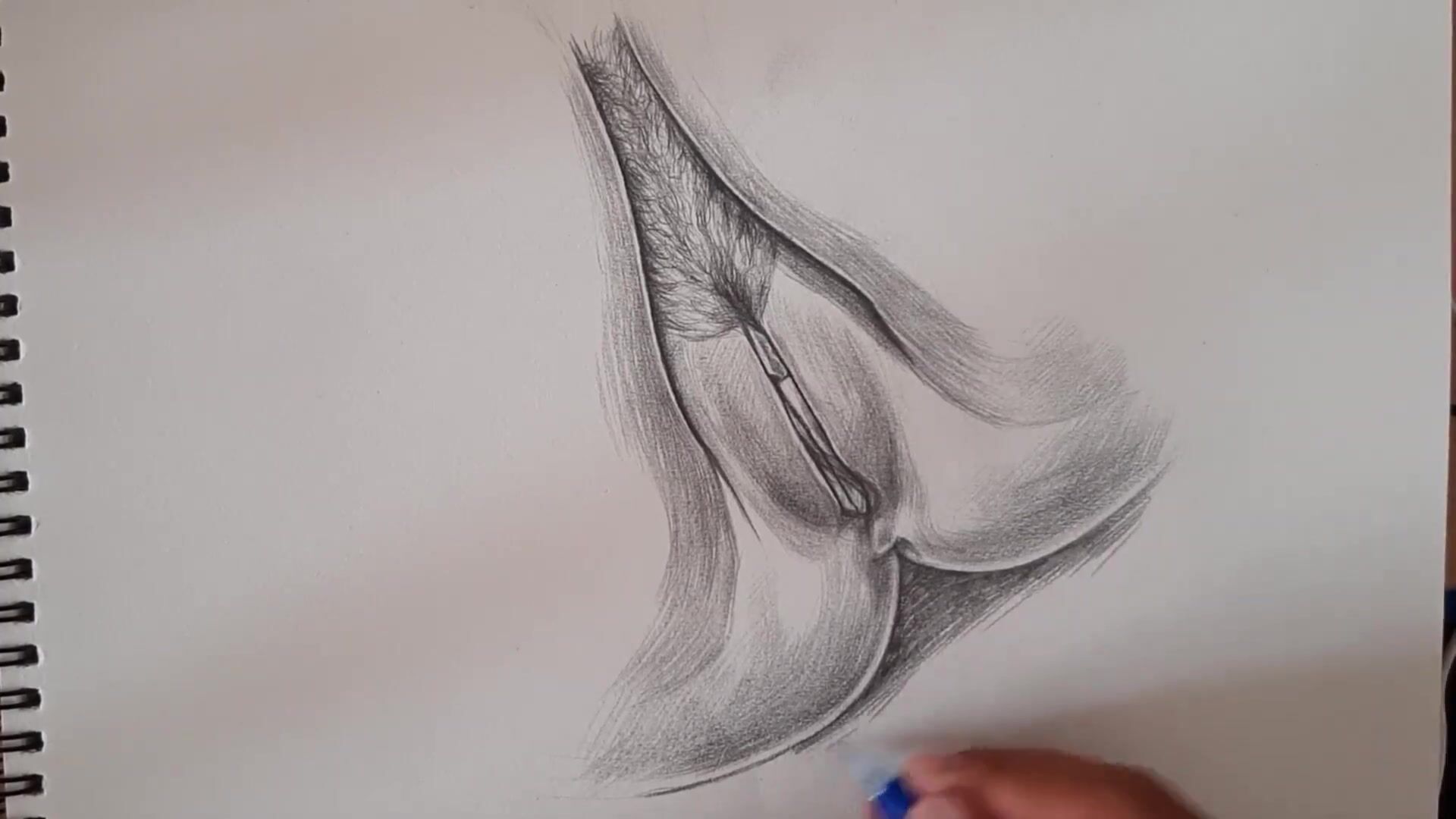 Bdsm women humiliation drawing pussy stretching