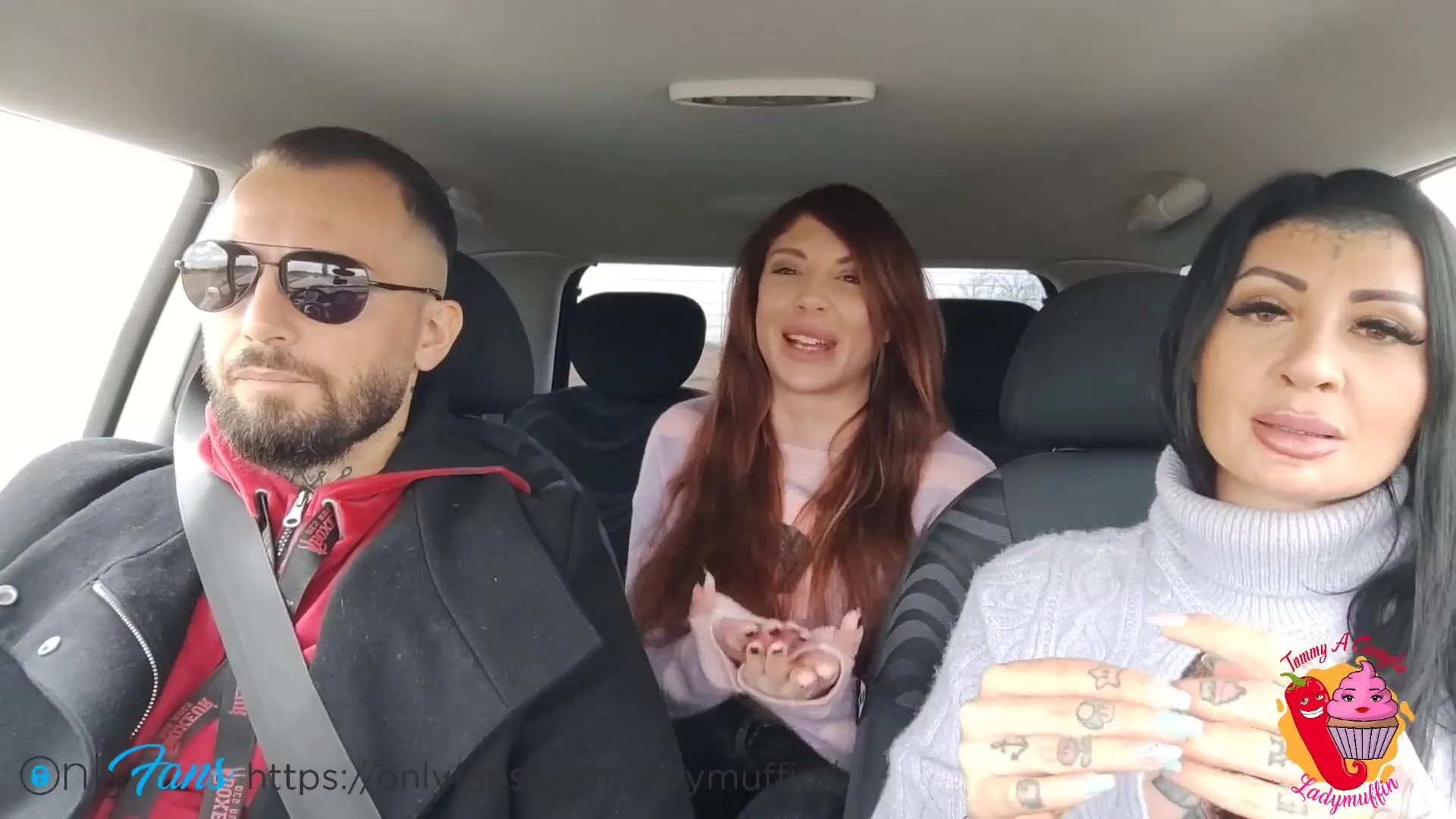 Fucking Tattooed Hitchhiker (Threesome) watch online