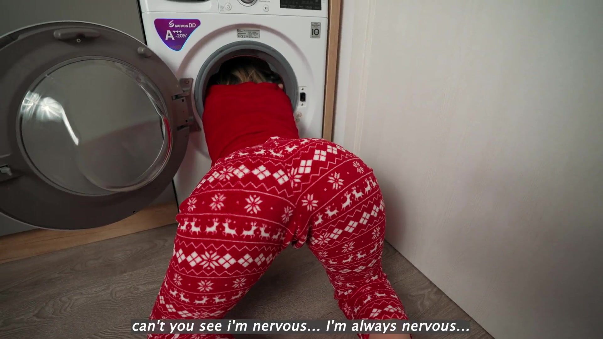 Xxx Masin - Christmas Gift for Step Son - Step Mom Stuck in Washing Machine! watch  online