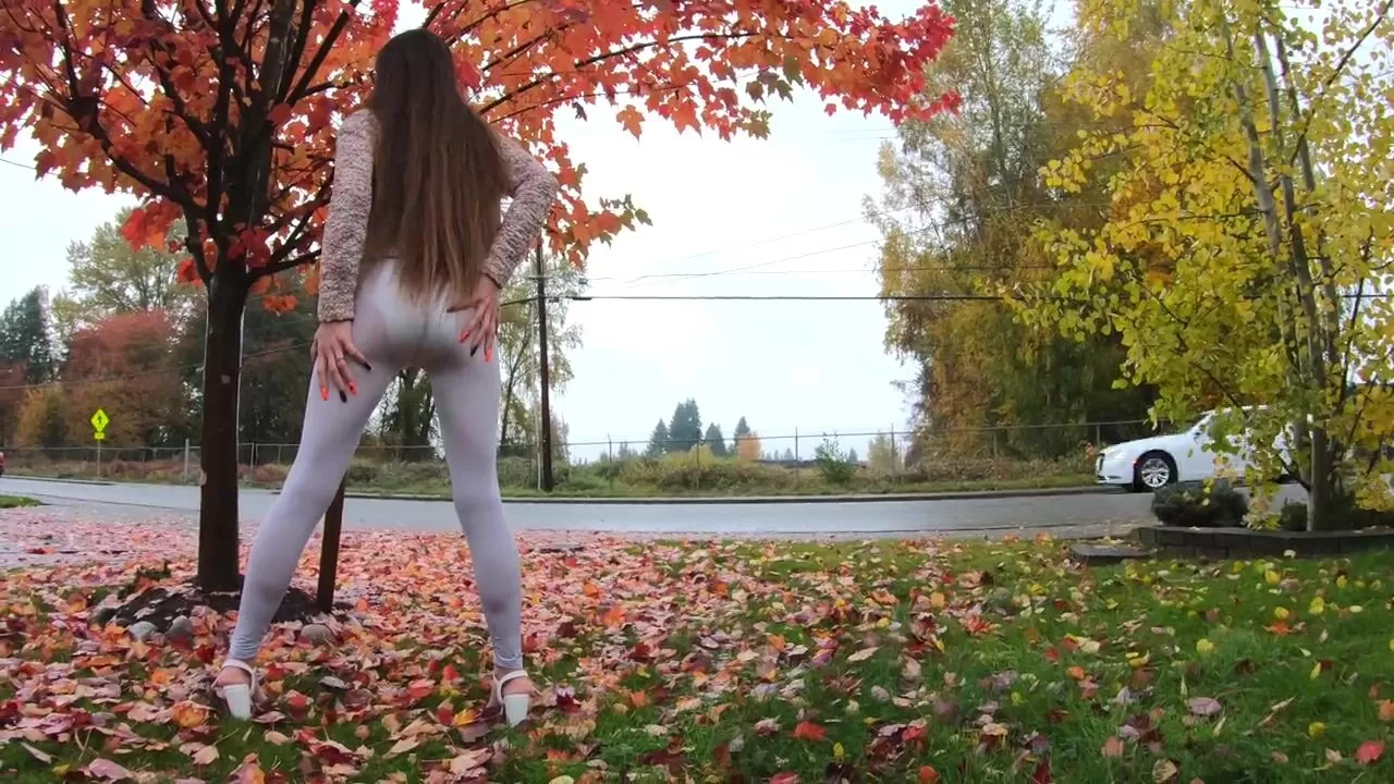 Public Buttplug - Longpussy, Sheer Pants, Diapers and a Giant Butt Plug in Public on a gray  Day. watch online