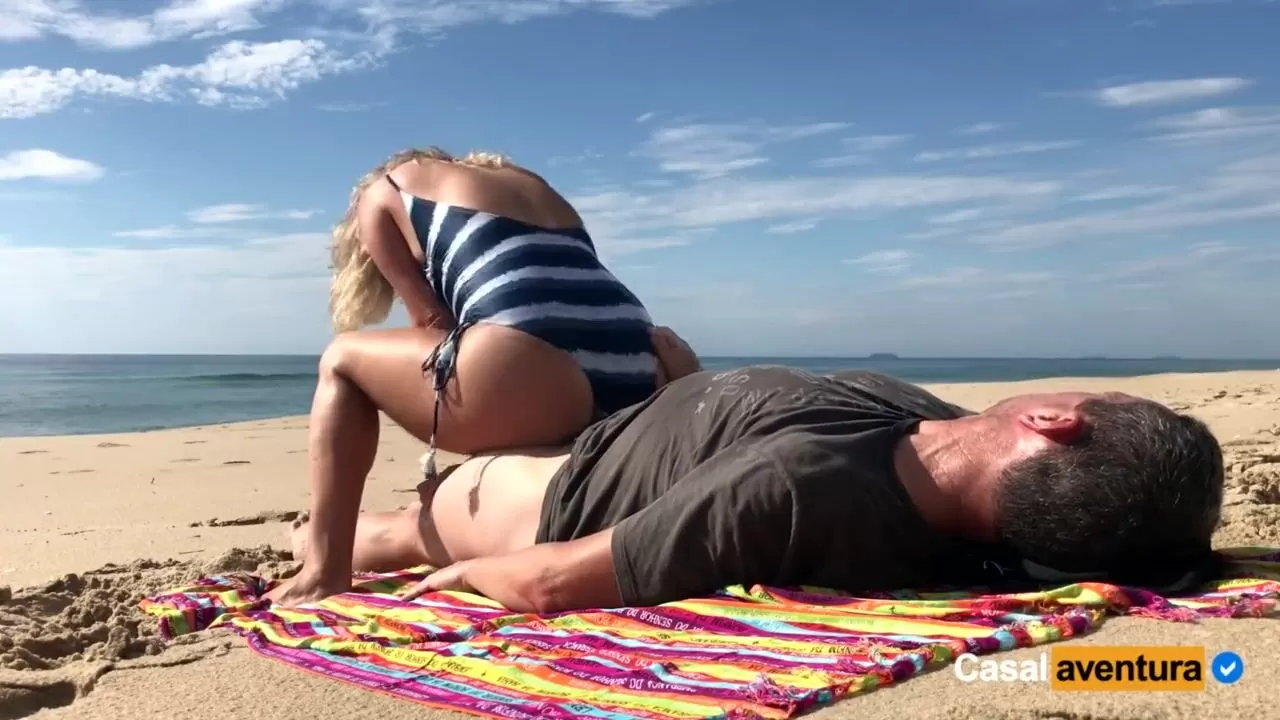 Fresh Real Non-Professional Public Anal Sex Risky on the Beach !!! watch  online