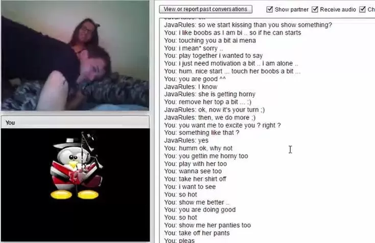 Chatroulette Huge Cock Couples - Chatroulette Cute Sexy Italian pair play - cum in throat watch online