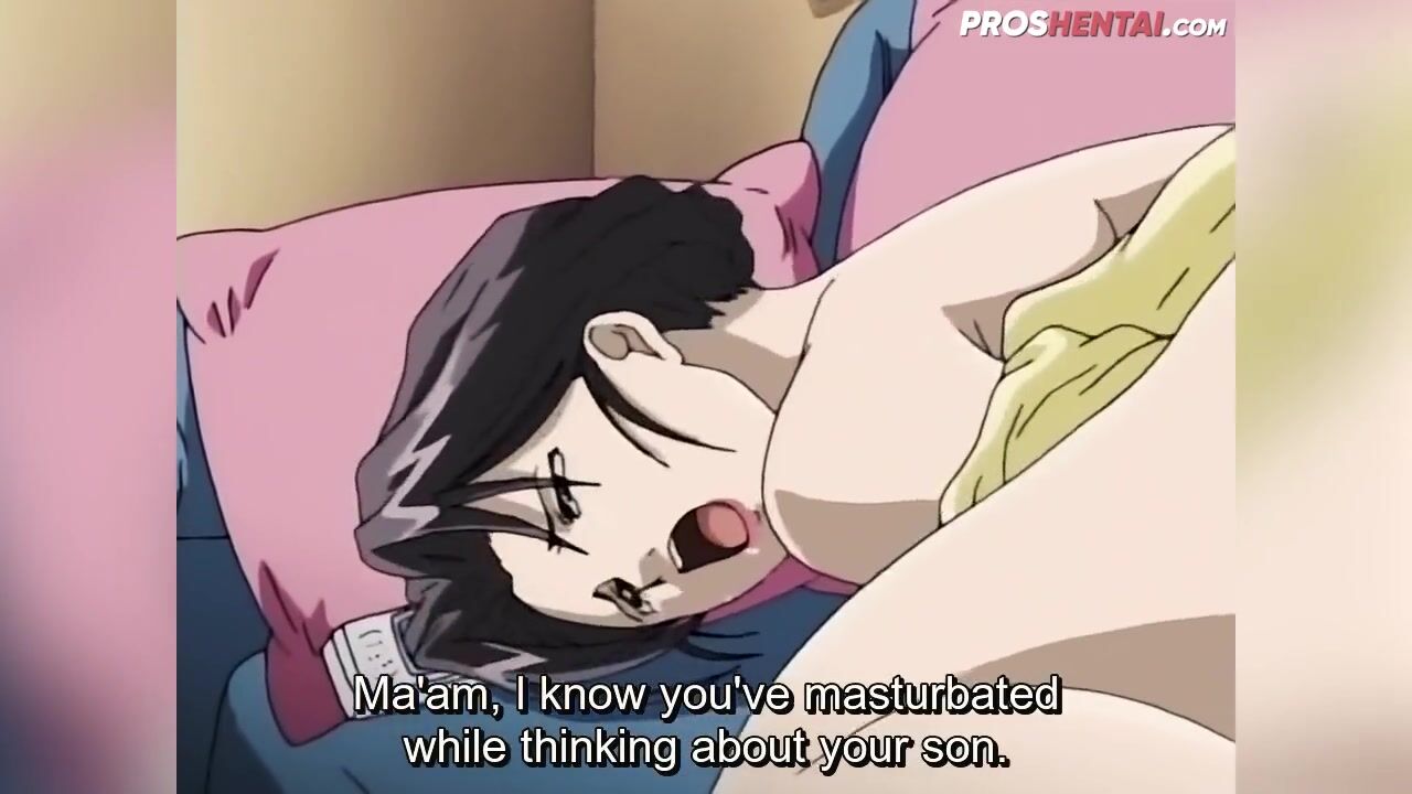 Mom is Caught Masturbating by her Son Uncensored Hentai watch online pic