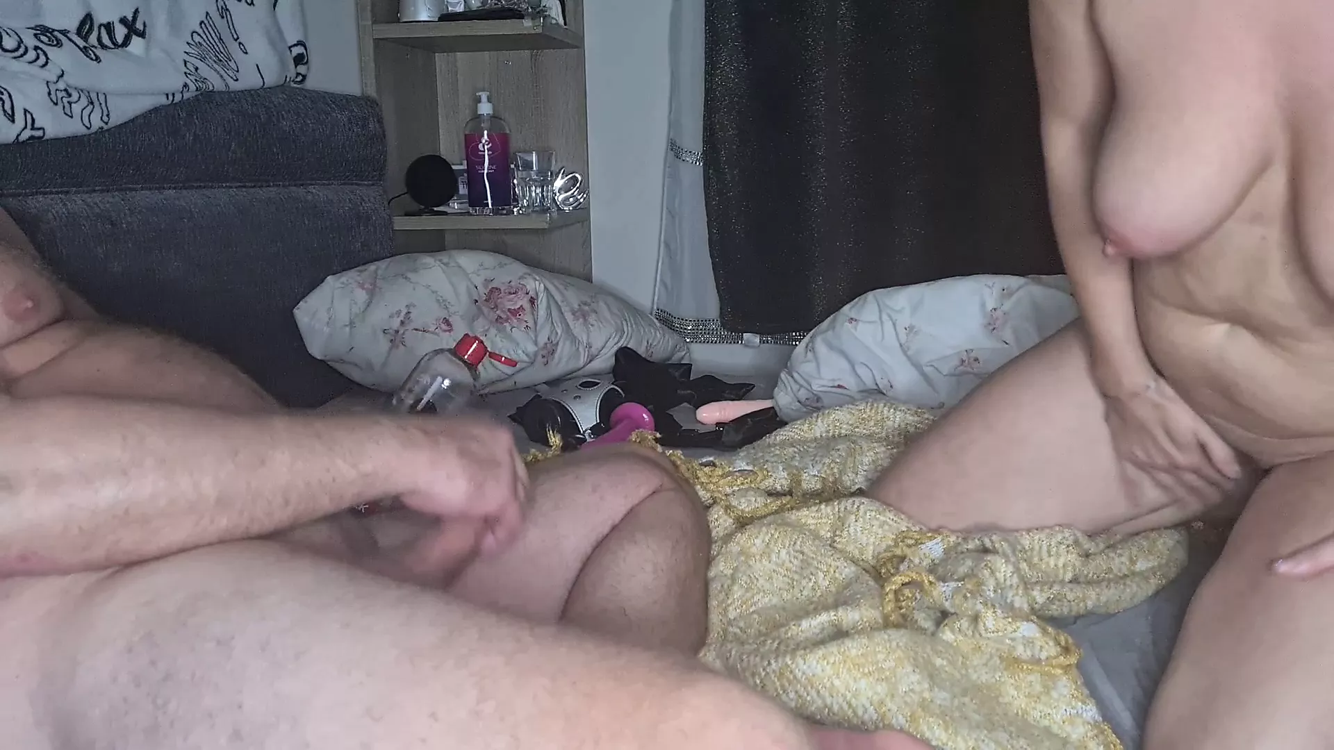Hardcore ass licking, horny wife enjoying ass fetish watch online