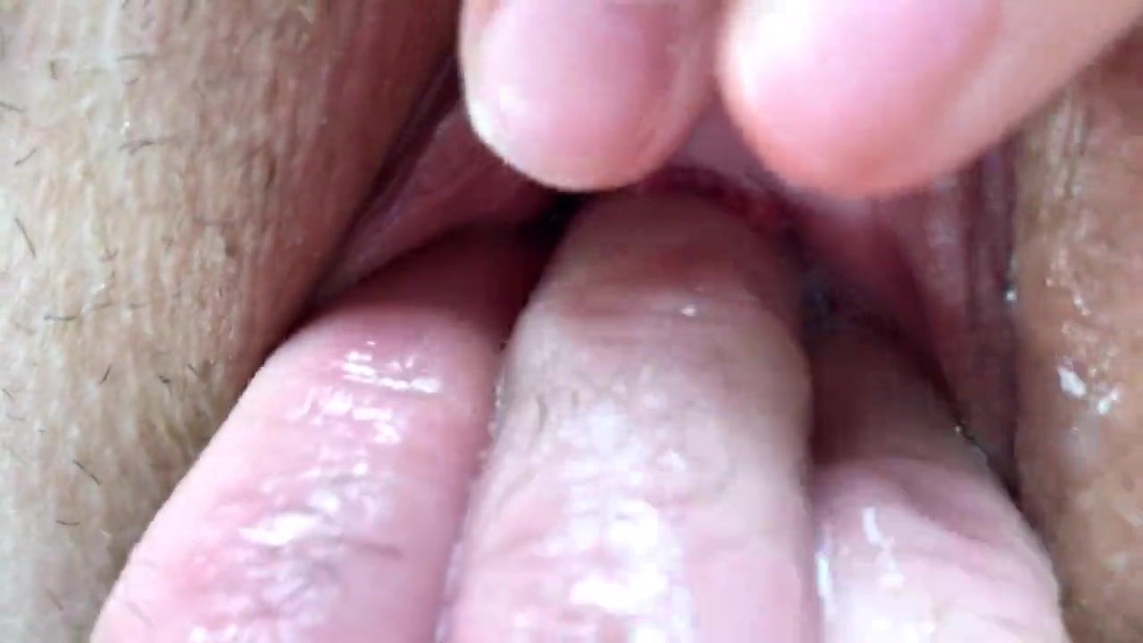 his finger inside wifes pussy