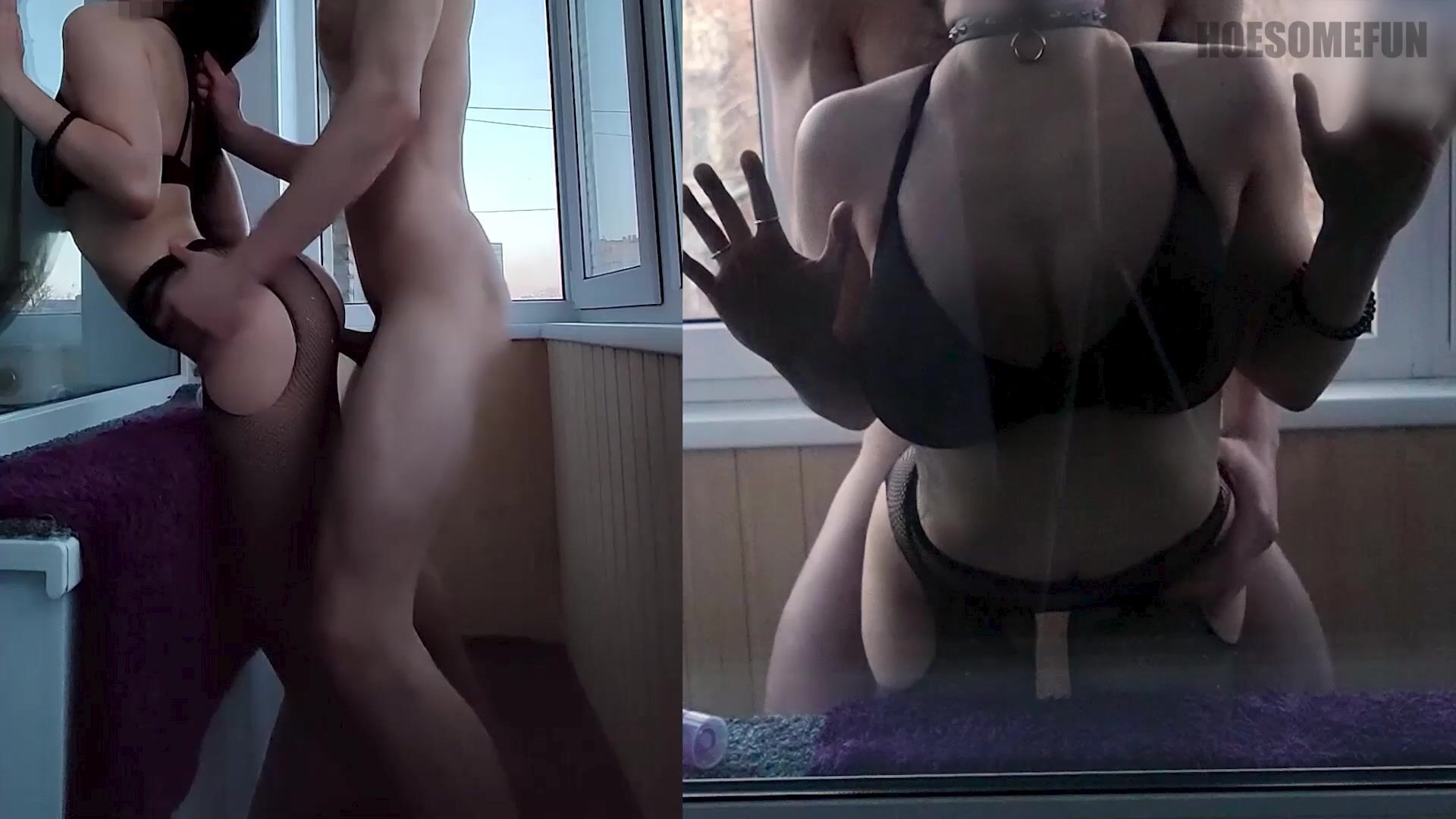 sex and balcony voyeur caught Porn Photos