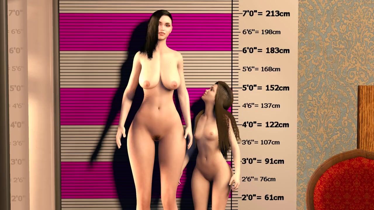 Espansione del seno di una lesbica gigante con tette grandi Immagine