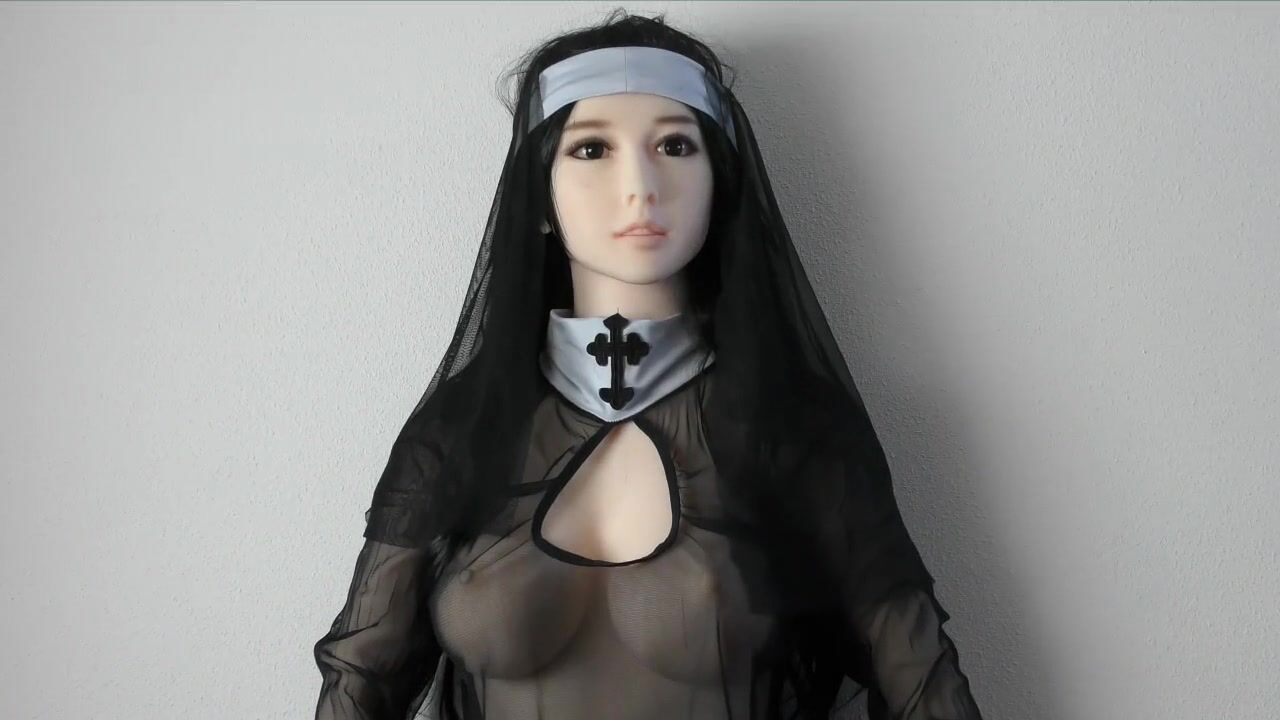 Sister Mary. 6x Cumshots. Real Sex Dolls. Jerking off on breasts