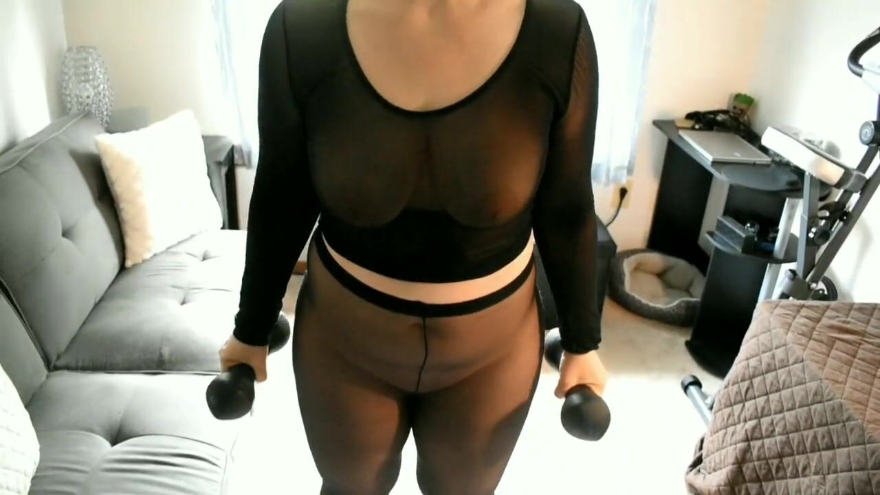 Janela de spandex transparente Treino de exibicionista assistir online